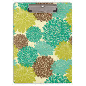 Blumenmuster 12 klemmbrett (Vorderseite)