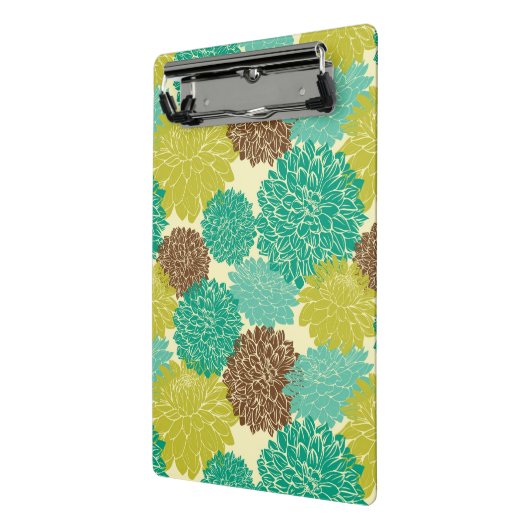 Blumenmuster 12 mini klemmbrett (Gewinkelt2)