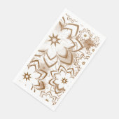 Blumenmuster 12 serviette (Ecke)