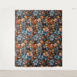 Blumenmuster 12 Tapestry Wandteppich