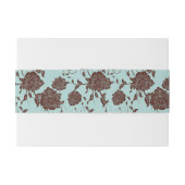 Blumenmuster 13 einladungsbanderole (Rückseitenbeispiel)