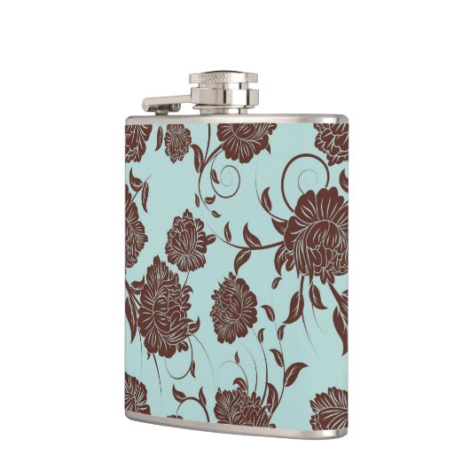 Blumenmuster 13 flachmann (Links)