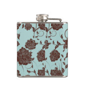 Blumenmuster 13 flachmann (Rückseite)