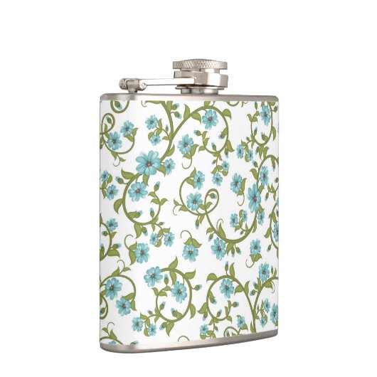 Blumenmuster 13 flachmann (Rechts)