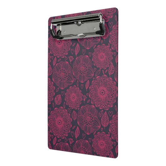 Blumenmuster 13 mini klemmbrett (Gewinkelt2)