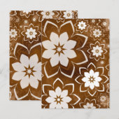 Blumenmuster 13 postkarte (Vorne/Hinten)