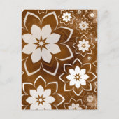 Blumenmuster 13 postkarte (Vorderseite)