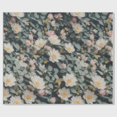 Blumenmuster 13 | Schleifpapier Geschenkpapier (Flach)