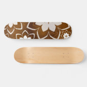 Blumenmuster 13 skateboard (Horizontal)