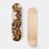 Blumenmuster 13 skateboard (Vorderseite)