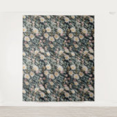 Blumenmuster 13 Tapestry Wandteppich (Vorderseite)