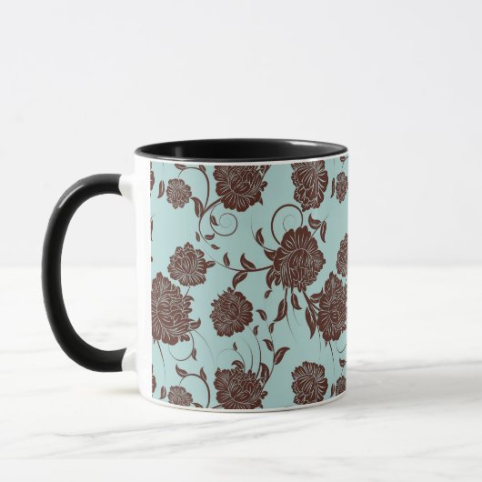 Blumenmuster 13 tasse (Links)