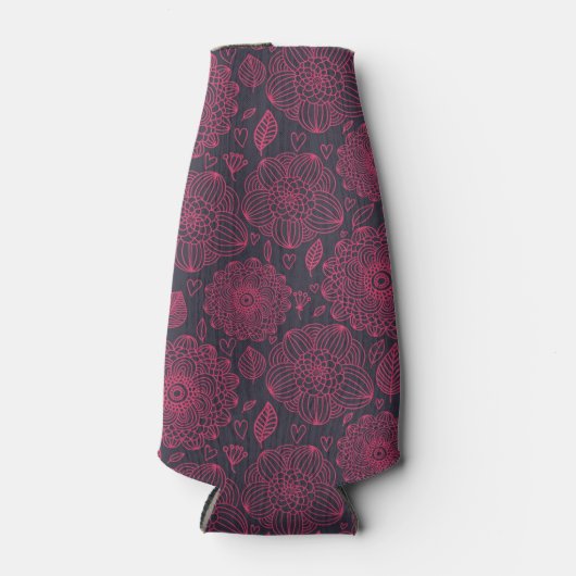 Blumenmuster 14 flaschenkühler (Vorderseite)