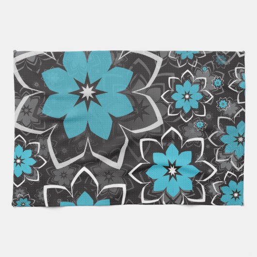 Blumenmuster 14 geschirrtuch (Horizontal)