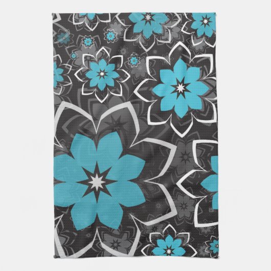 Blumenmuster 14 geschirrtuch (Vertikal)