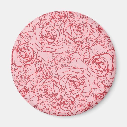 Blumenmuster 14 magnet (Vorne)