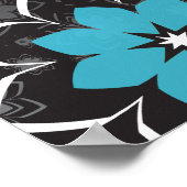 Blumenmuster 14 poster (Ecke)