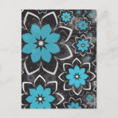 Blumenmuster 14 postkarte (Vorderseite)