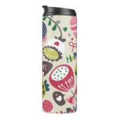 Blumenmuster 14 thermosbecher (Nach rechts gedreht)