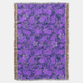 Blumenmuster 15.Lila.b DBlue BG Decke (Vorderseite Vertikal)