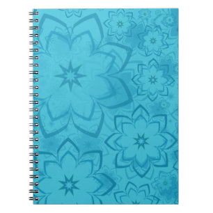 Blumenmuster 16 notizblock