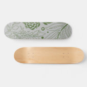 Blumenmuster 17 skateboard (Horizontal)
