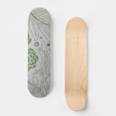 Blumenmuster 17 skateboard (Vorderseite)