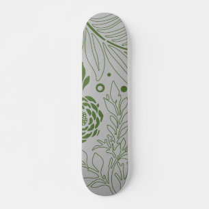 Blumenmuster 17 skateboard