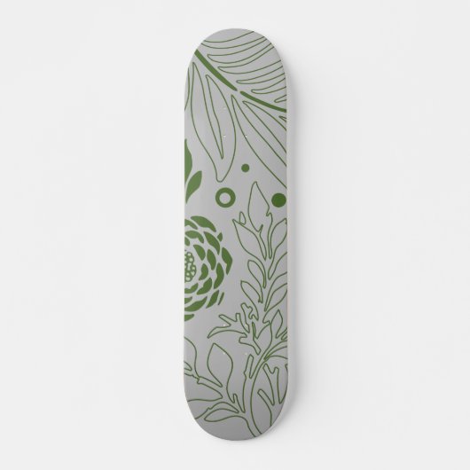 Blumenmuster 17 skateboard (Vorne)