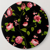 Blumenmuster 18 button (Vorderseite)