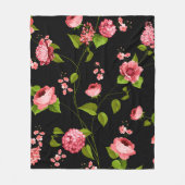 Blumenmuster 18 fleecedecke (Vorderseite)