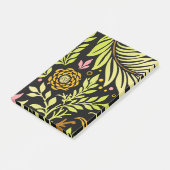 Blumenmuster 18 post-it klebezettel (angewinkelt)