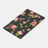 Blumenmuster 18 post-it klebezettel (angewinkelt)