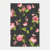 Blumenmuster 18 post-it klebezettel (Vorderseite)