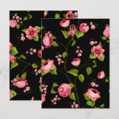 Blumenmuster 18 postkarte (Vorne/Hinten)