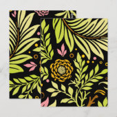 Blumenmuster 18 postkarte (Vorne/Hinten)