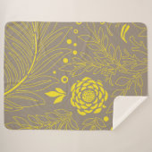 Blumenmuster 18 sherpadecke (Vorderseite (Horizontal))