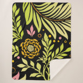 Blumenmuster 18 sherpadecke (Vorderseite)