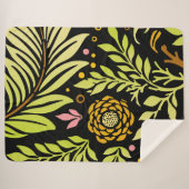 Blumenmuster 18 sherpadecke (Vorderseite (Horizontal))