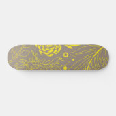 Blumenmuster 18 skateboard (Horizontal)