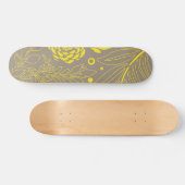 Blumenmuster 18 skateboard (Horizontal)