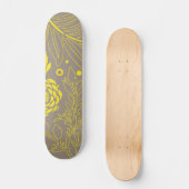 Blumenmuster 18 skateboard (Vorderseite)