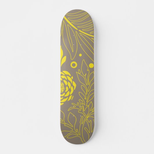Blumenmuster 18 skateboard (Vorne)