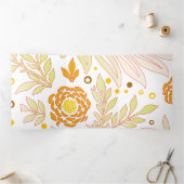 Blumenmuster 19 dreifach gefaltete urlaubskarte (Innenseite)