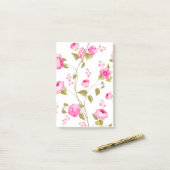 Blumenmuster 19 post-it klebezettel (Auf Schreibtisch)