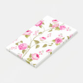 Blumenmuster 19 post-it klebezettel (angewinkelt)