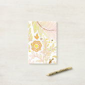 Blumenmuster 19 post-it klebezettel (Auf Schreibtisch)