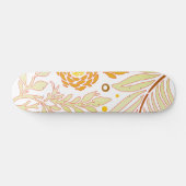 Blumenmuster 19 skateboard (Horizontal)