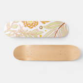 Blumenmuster 19 skateboard (Horizontal)