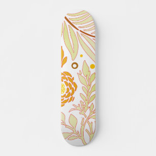 Blumenmuster 19 skateboard